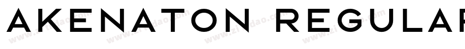 Akenaton Regular字体转换